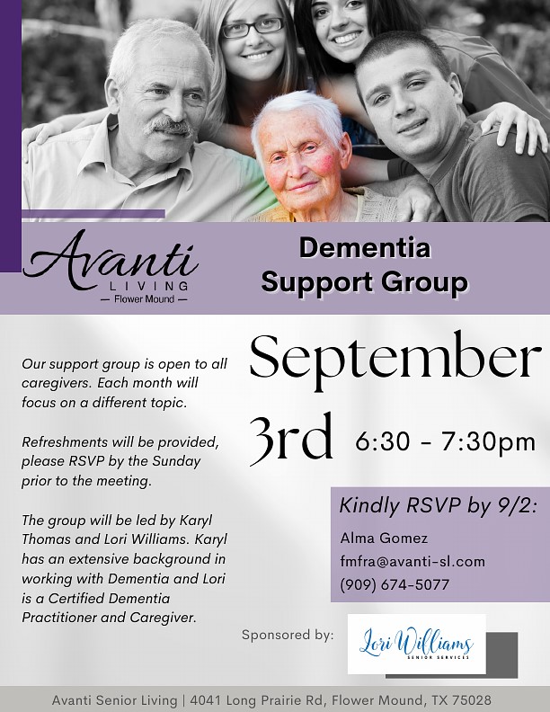 Avanti Living Dementia Support Group